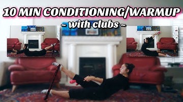 10 minute STRENGTH AND CONDITIONING workout with CLUBS | Sophie Crane