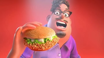 grubhub ad but it gets slower when something cringy happens