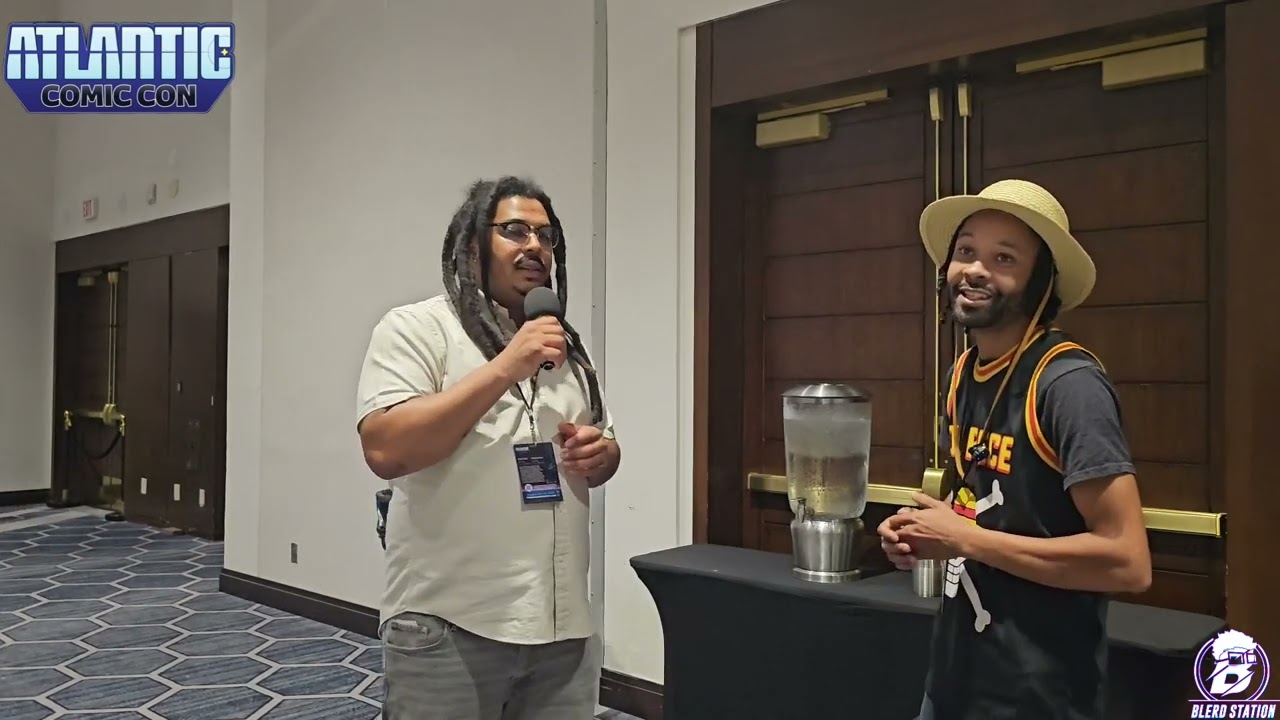 Introducing Blerd Station to Deante Kyle of the Grits & Eggs Podcast 