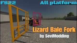 Celebrity Lizard Bale Fork / New mod for all platforms on FS22 Net Worth