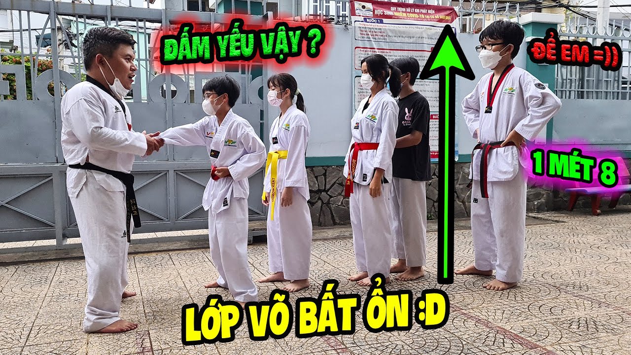 Võ Sư Lộc Trổ Tài Cho Học Trò Cả Lớp Đấm Bụng Gặp Thanh Niên Cao 1 Mét 8 Và Cái Kết.