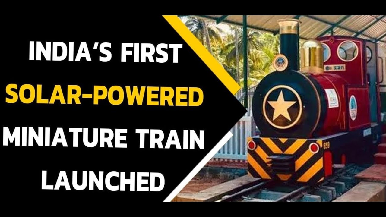 Funny train ride at India’s first solar powered miniature train | Veli Tourist village | Trivandrum