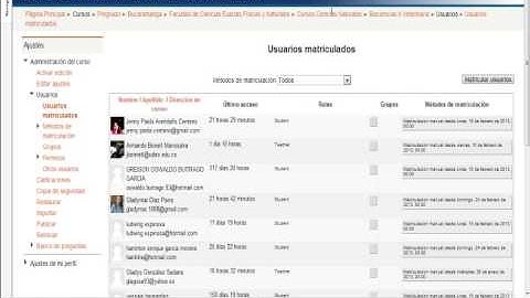 video 15  Matricula manual de estudiantes en moodle