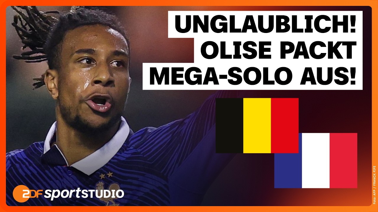 Belgien – Frankreich | UEFA Nations League, 2. Spieltag 2026/27 | ZDFsportstudio