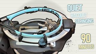 Quiet Tennis Racket Stringing in a Pro Shop