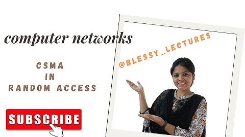 Computer Network:CSMA in Random Access || BTech JNTUK/JNTUGV