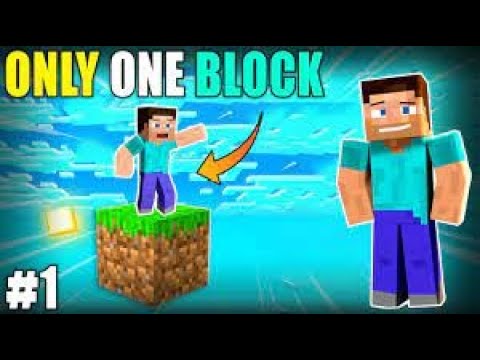 minecraft one block live - YouTube