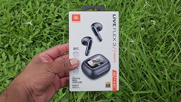 JBL Live Flex 3 headphones Grass Unboxing.