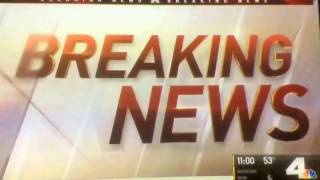 KNBC NBC 4 News at 11pm Sunday breaking news cold open January 29, 2017