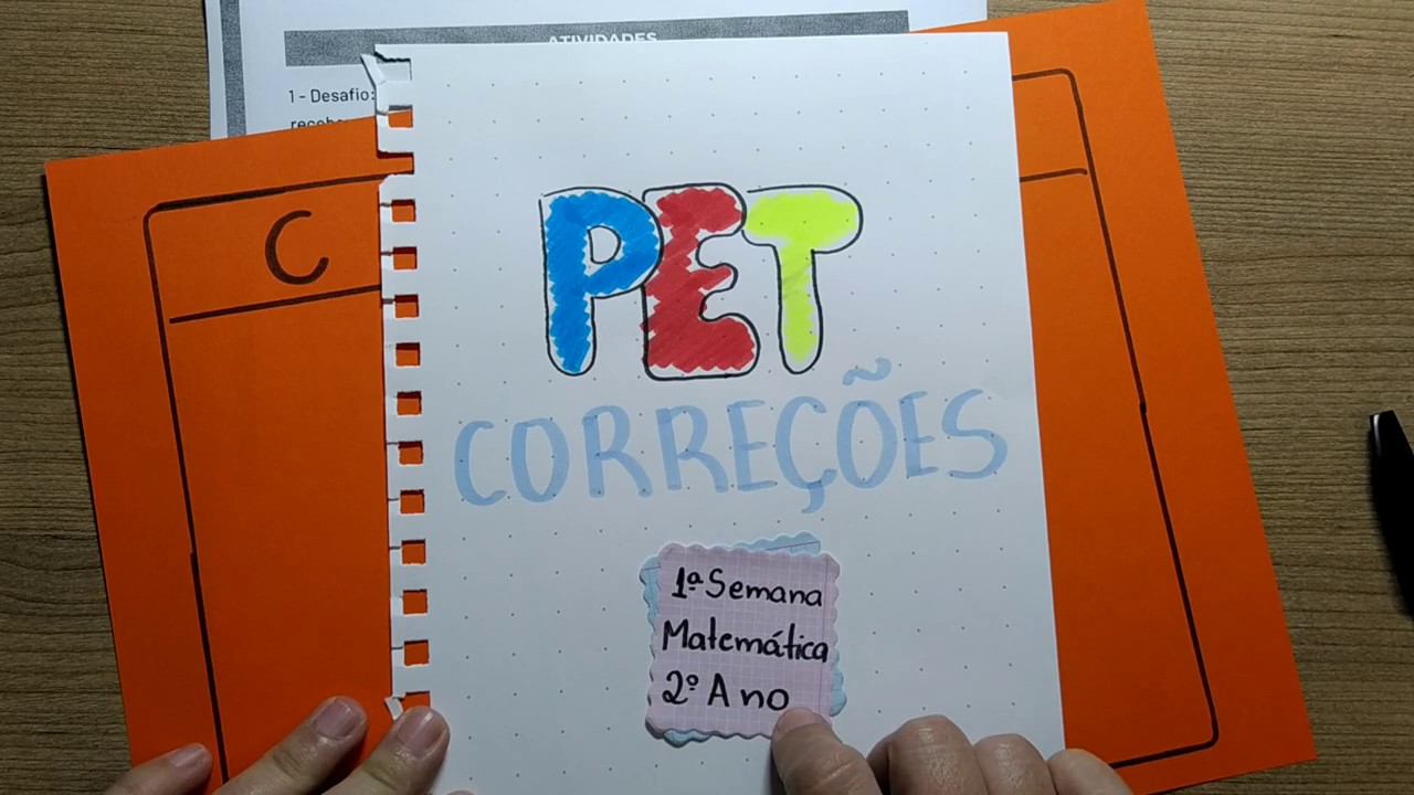 Correção de Atividades PET (Plano de Estudo Tutorado de Minas Gerais) _ 2º Ano _ 1ª Semana _ Mat.
