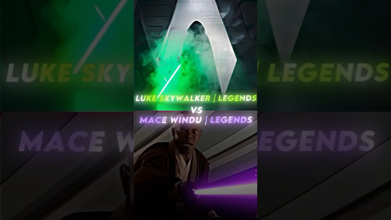 Luke Skywalker(Legends) VS Mace Windu(Legends)