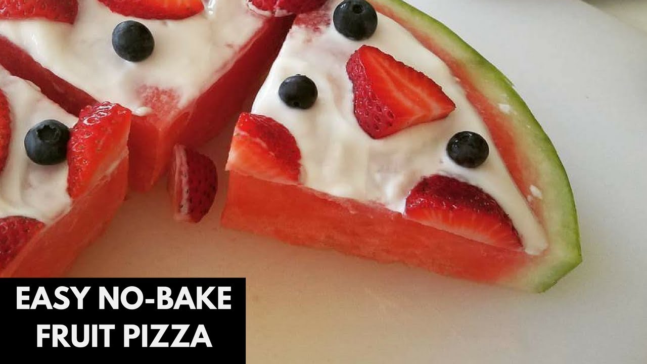 Easy No Bake Fruit Pizza YouTube
