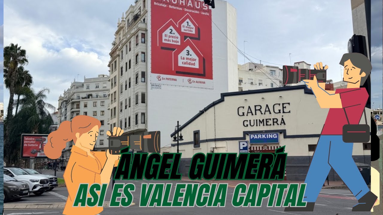 ÀNGEL GUIMERÀ el rincón más encantador de Valencia que te dejará sin aliento recorrido por esta zona