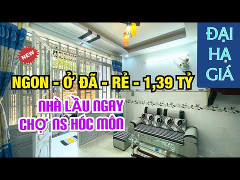 Video ???? Bán nhà Hóc Môn đúc 1 lầu giá cực rẻ chỉ 1,39 tỷ... - youtube