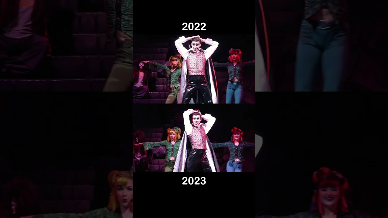 ドラキュラ1年目と2年目 #usj #shorts #ユニモン - YouTube