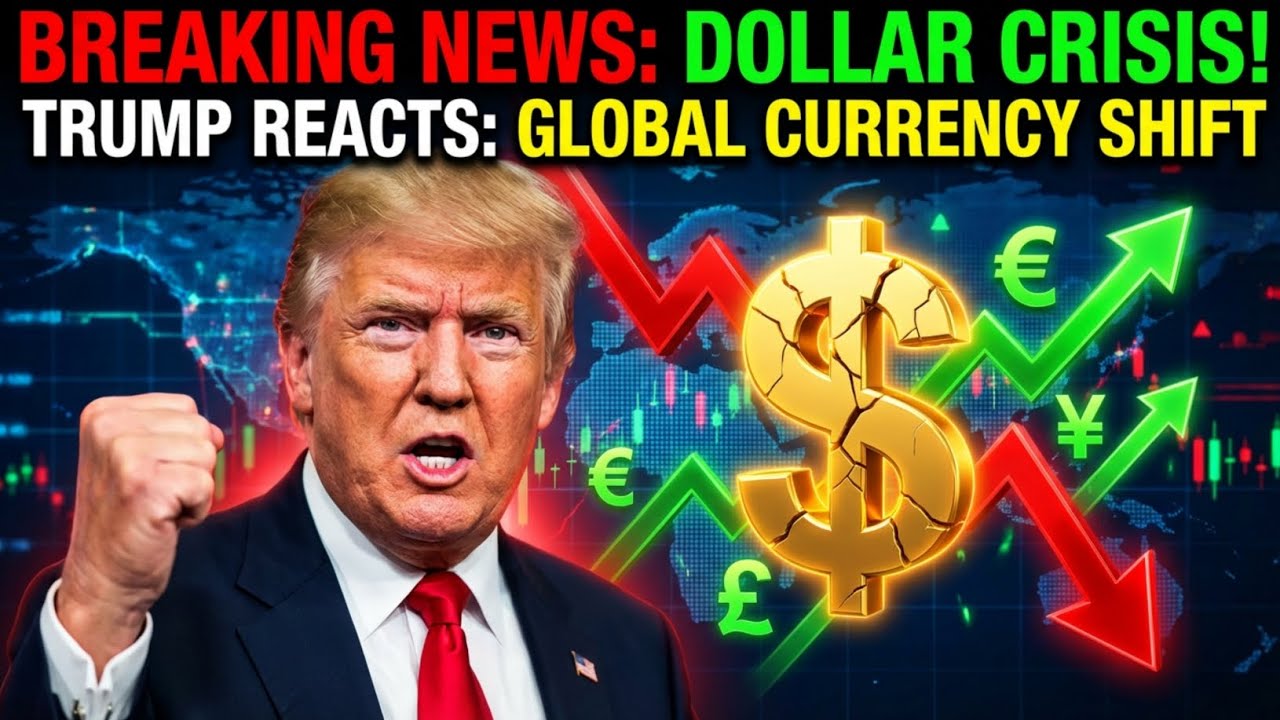“Dollar Weakens! Donald Trump’s Angry Reaction Shocks Global Markets 😡💵”