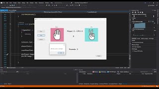 How to make a rock paper scissors game in c# windows form screenshot 3