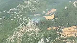 Milasta Ormanlık Alanda Çıkan Yangın Kontrol Altına Alındı