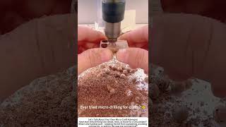 Drilling Tiny Holes by Hand – Precision for Wooden Jewelry 🔨👑