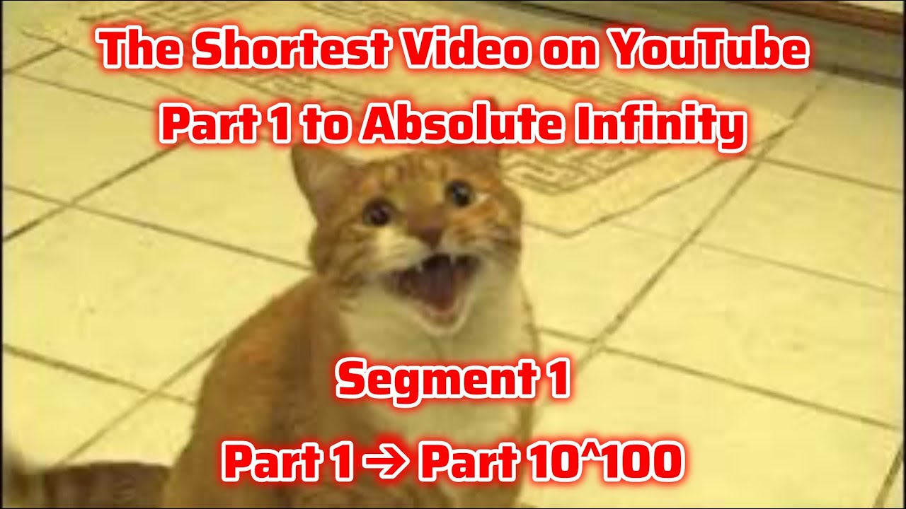 Shortest Video on YouTube Part 1 to Part ABSOLUTE INFINITY ...