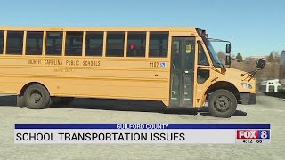Guilford County Schools dealing with transportation issues