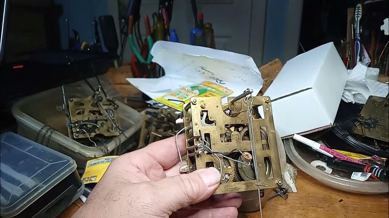 How to adjust the cuckoo clock gong and bellow lift levers w wheel