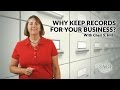 Why keep records for your business cheri s hill  sage international inc