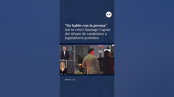 "No hablo con la prensa": tras la polémica con el fotógráfo, asi se retiró Santiago Caputo