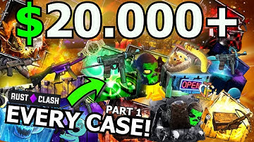 OPENING EVERY CASE ON RUSTCLASH! (Episode 1)