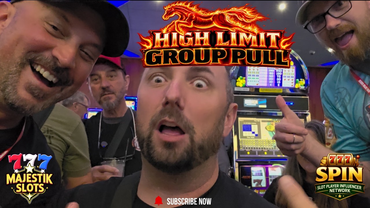 WE STUMBLED INTO HIGH LIMIT ROOM😱 | Mustang Money 2 Group Pull #bigspinbash #highlimit #collab