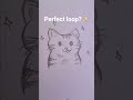 loop😝 #doodle #catdrawing #loop #drawing
