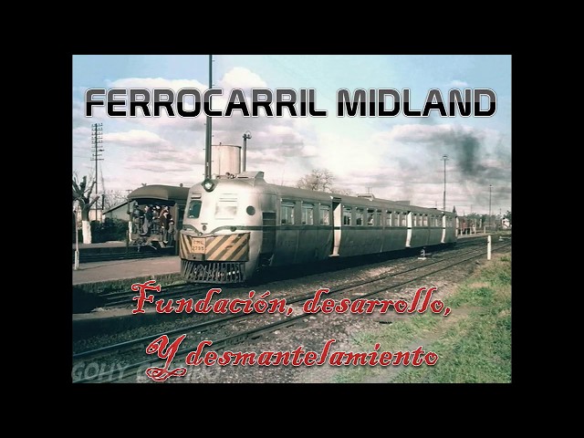 Historia del Ferrocarril Midland: Fundación, desarrollo y desmantelamiento  