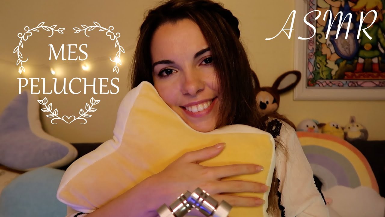 ASMR FR ~ Dodo avec Mes Peluches 🌙 Doux Triggers 💛 (Gratouilles, Caresses, Chuchotements)