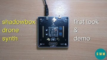 shadowbox // optically-controlled drone synth // first look & demo