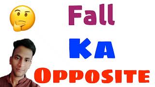 Opposite word of Fall | Fall ka opposite kya hota hai | Antonyms of Fall