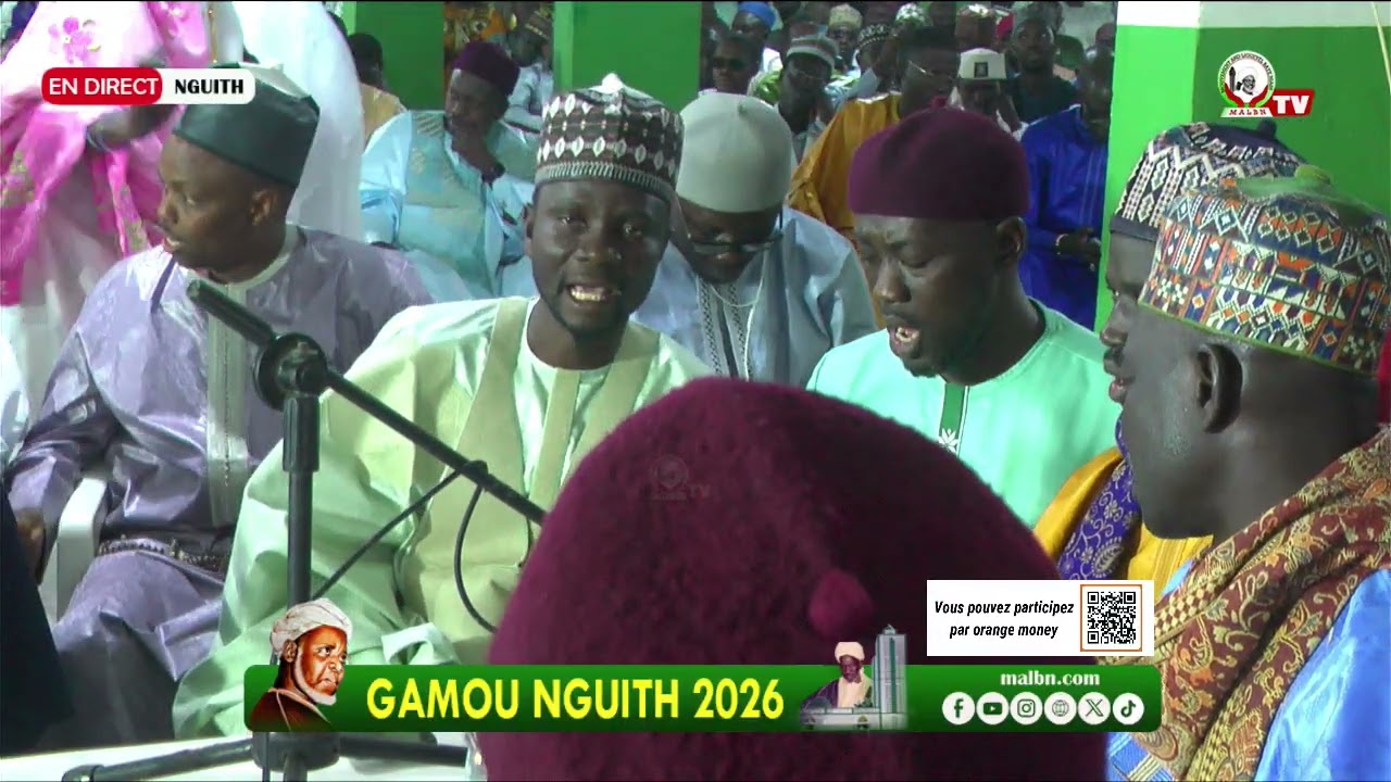 Zikr d'ouverture Gamou Nguith 2026.