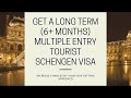 Get a Long Term 6  Months Multiple Entry Schengen Tourist Visa | Kenyan YouTuber
