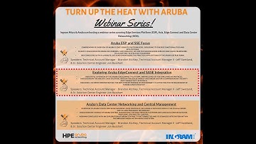 Part 2 Welcome to Turning up the Heat with HPE Aruba, a three-part series presented by Ingram Micro.
