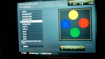 Call of Duty Black Ops Xbox Buttons Emblem Tutorial