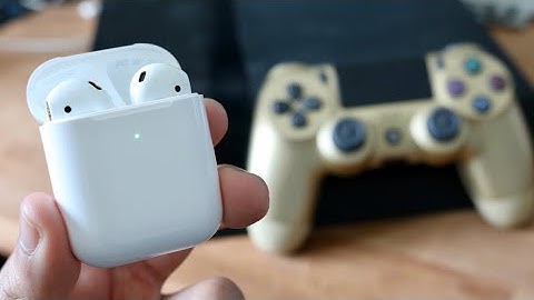 How To Connect Airpods To PS4! (2020)