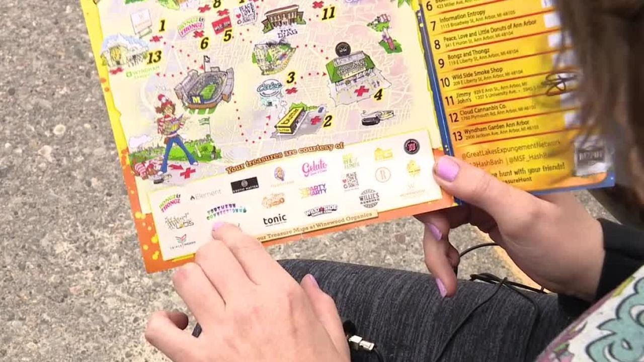 Ann Arbor HashBash treasure map sales go to help nonprofit's expungement fees