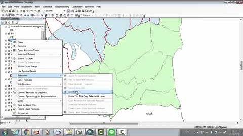 การตัดเส้นแนวเขตที่ไม่ต้องการออก หรือการรวม shape file เป็นอันเดียว