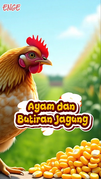 AYAM DAN BUTIRAN JAGUNG #shortvideo #dongenganak #kartun #fabel #kartunjadul #animasi #ayam #jagung