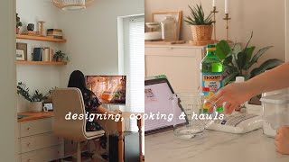 Designing our living room & making mochi pancake