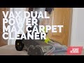 VAX DUAL POWER MAX ECB1TNV1 CARPET CLEANER| HENRY REVIEWS