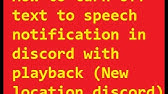 What Is Tts On Discord Text To Speech Youtube