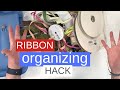 The best ribbon organizer hack ever