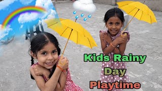 Rainy Day Fun with Buggu, Kartik &amp; Veera 🌧️😂