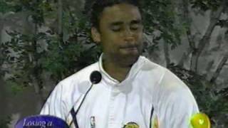 NBA Lakers "Rick Fox" Speaks at Chick Hearn's Passing Somber