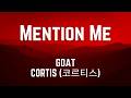 Mention Me GOAT CORTIS KARAOKE 
